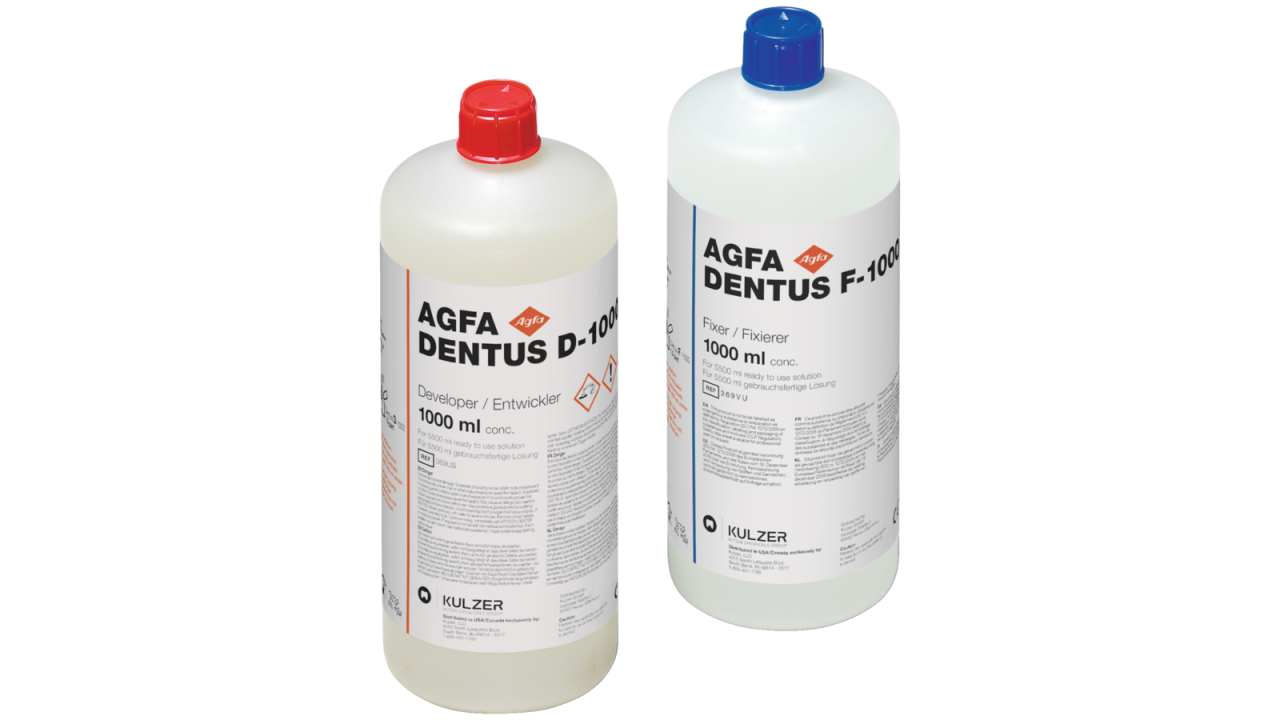 Agfa Dentus® Χημικά ακτίνων Χ
